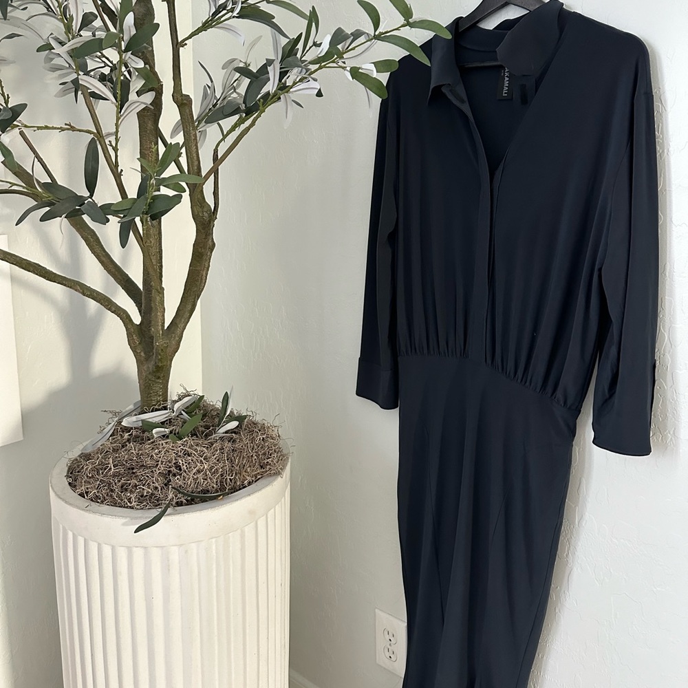 Norma Kamali Fishtail Dress